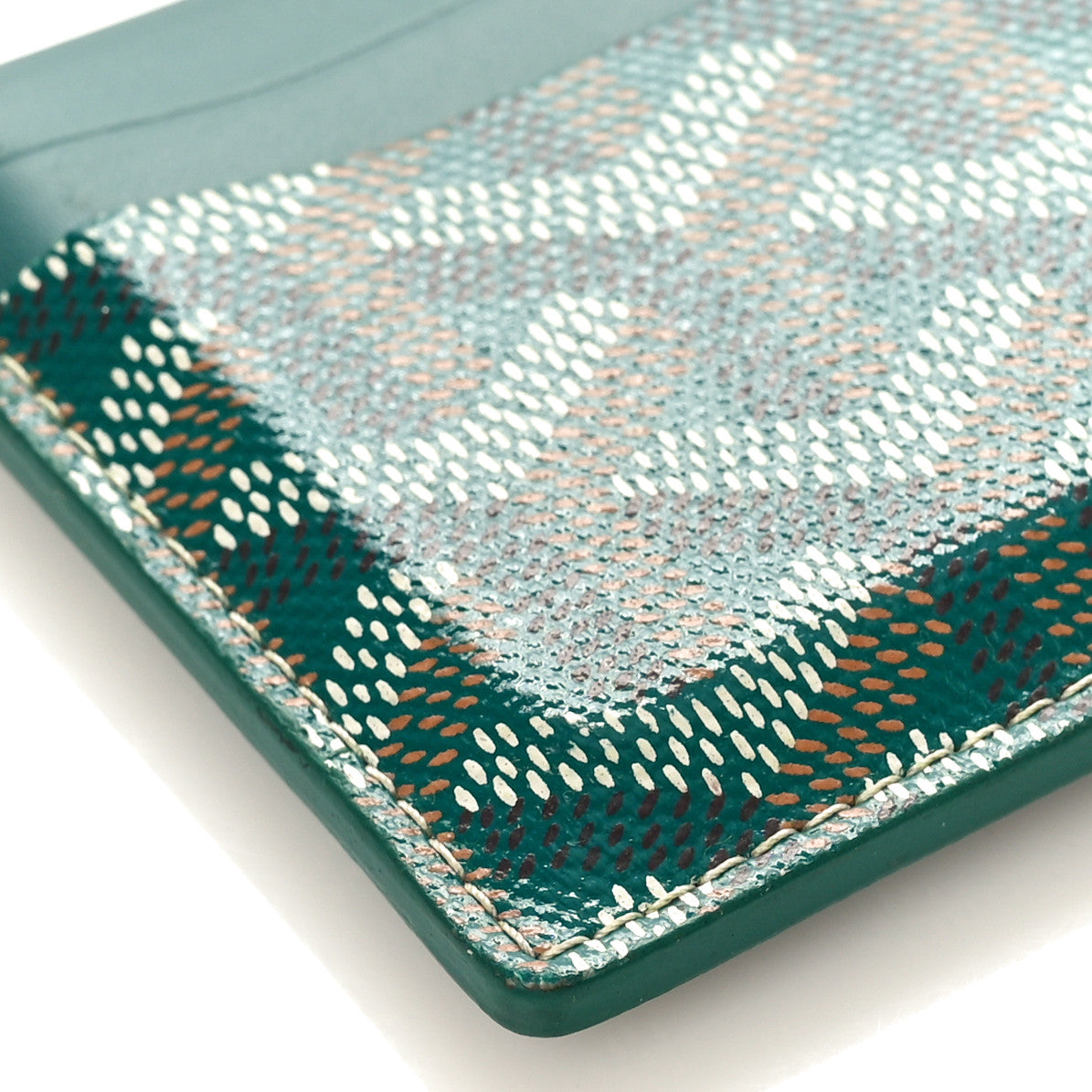 Goyard Goyardine Saint Sulpice Card Holder Green 7 of 9