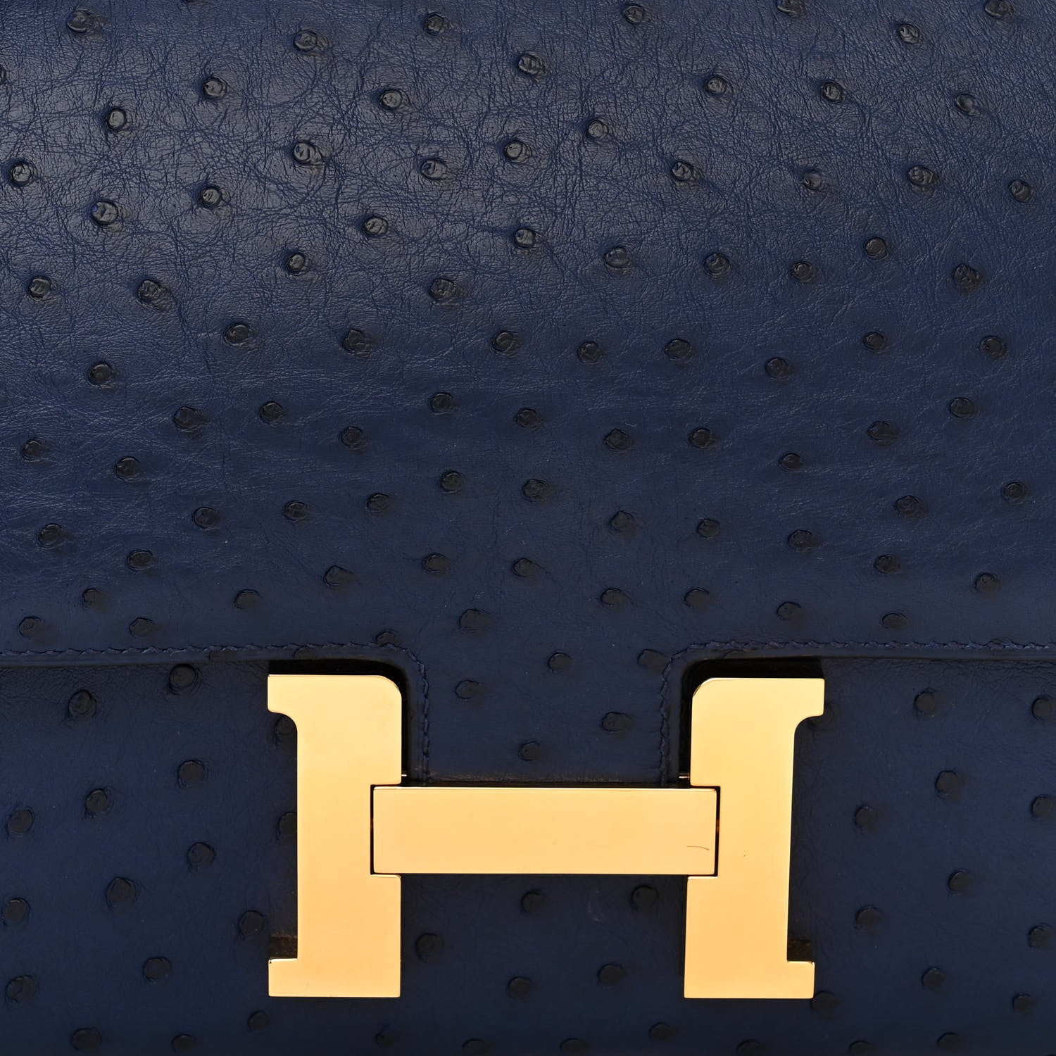 Hermes Ostrich Constance 24 Bleu De Malte 8 of 12