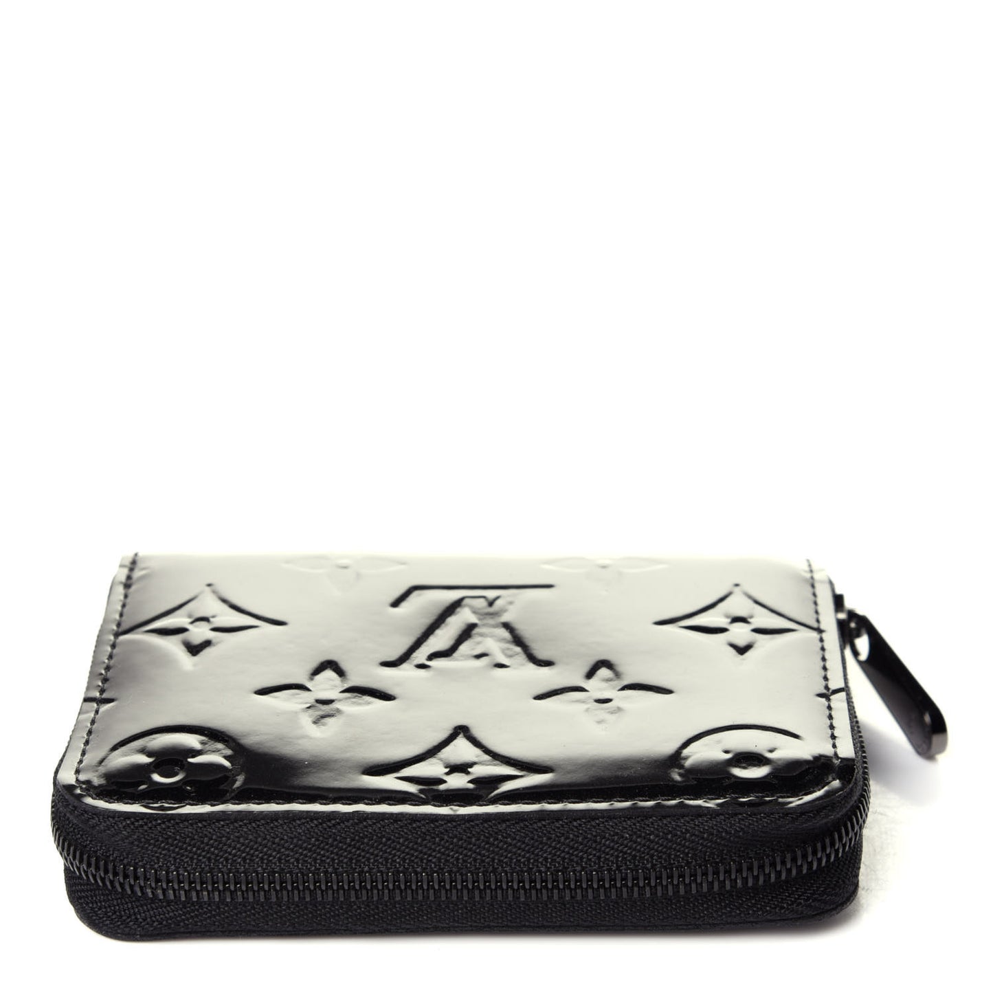 Vernis Zippy Coin Purse Wallet Noir Magnetique