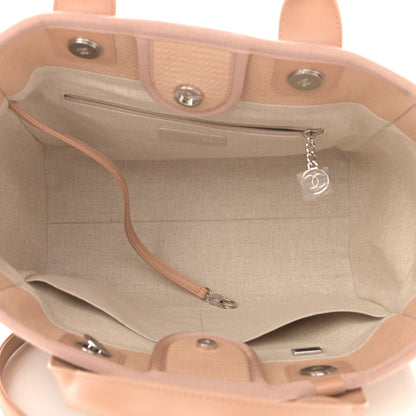 Chanel Mixed Fibers Small Deauville Tote Beige 6 of 12