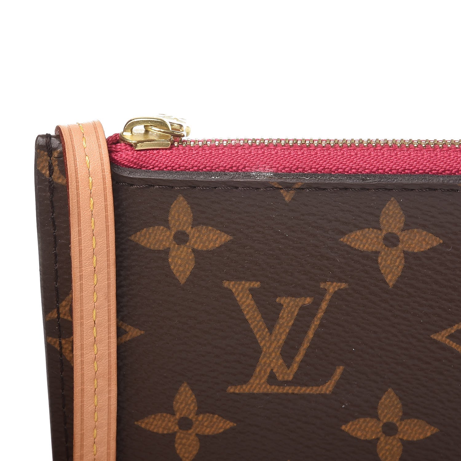 Louis Vuitton Monogram Neverfull MM GM Pochette Pivoine 8 of 9