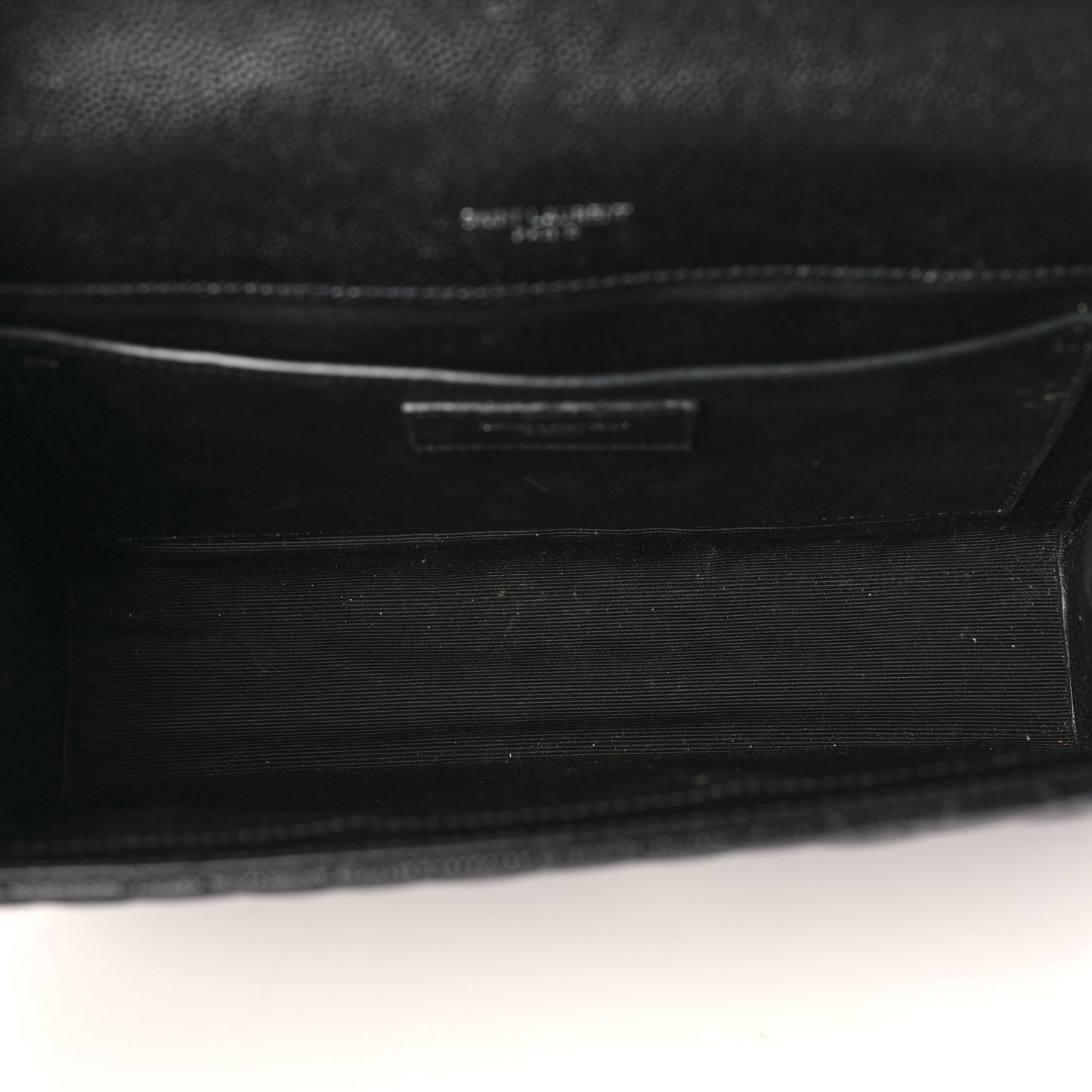 Grain De Poudre Textured Mixed Matelasse Triquilt Medium Monogram Satchel Black