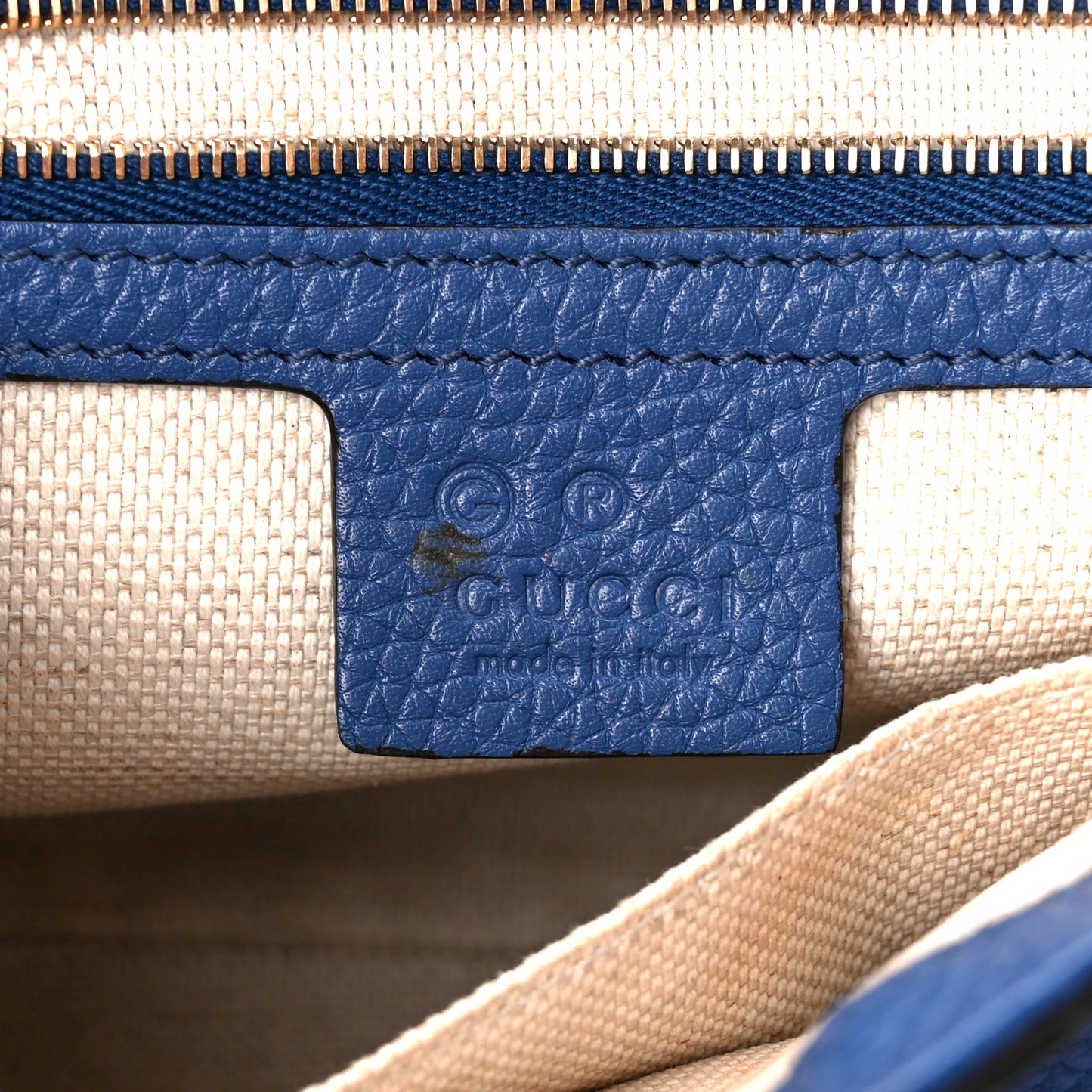 Pebbled Calfskin Medium Soho Flap Crossbody Caspian