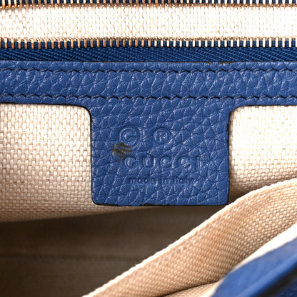Gucci Pebbled Calfskin Medium Soho Flap Crossbody Caspian 7 of 12