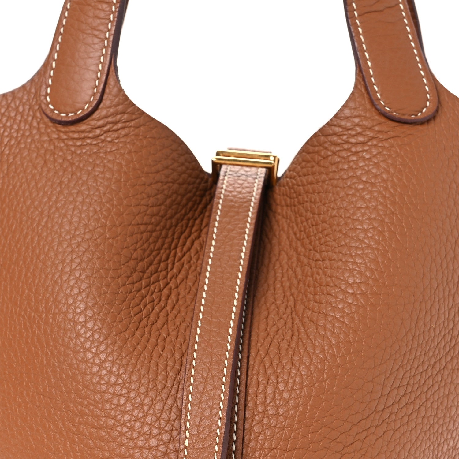 Hermes Taurillon Clemence Picotin Lock 18 PM Gold 8 of 10