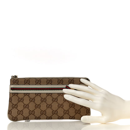 Gucci Monogram Mayfair Wristlet Off White 2 of 15