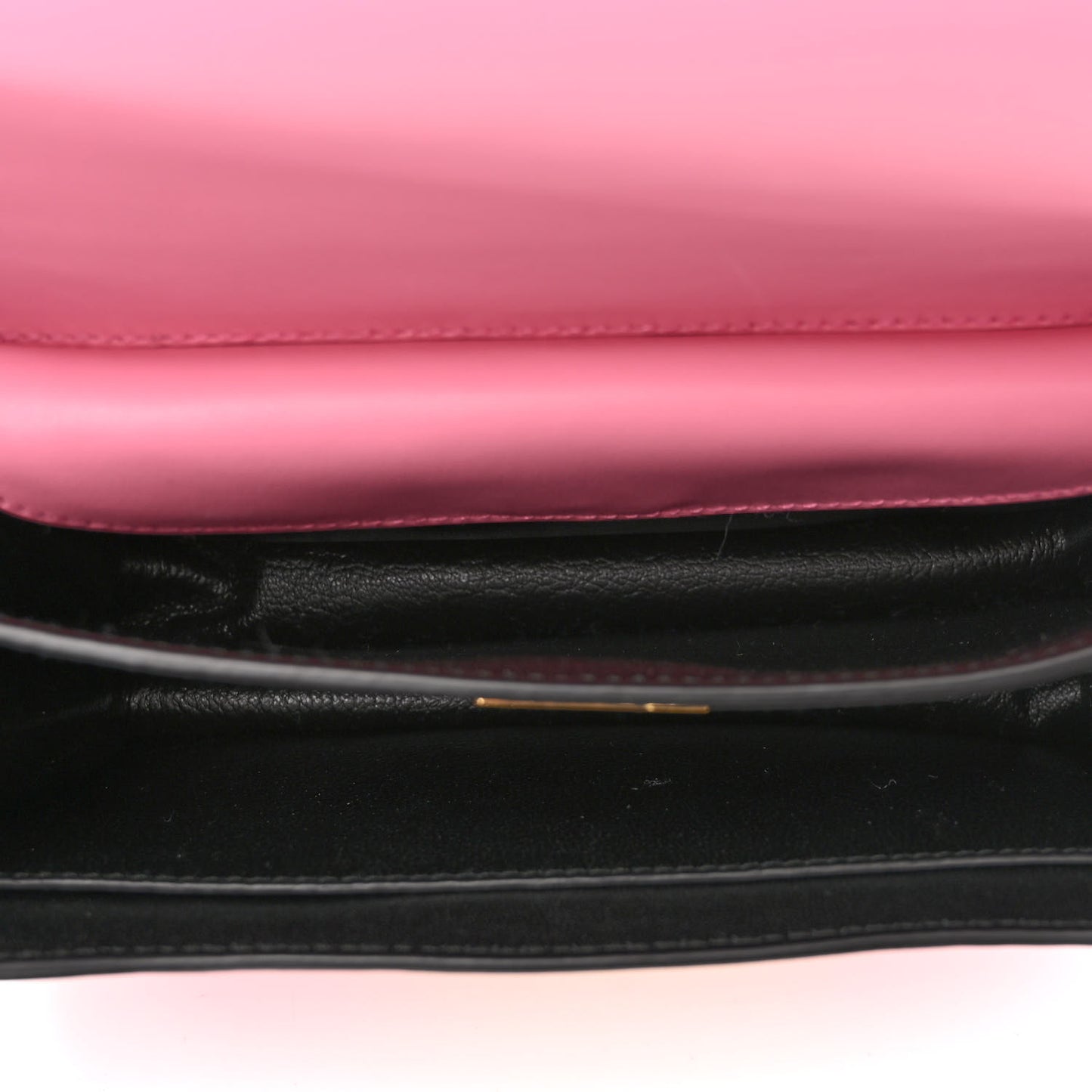 City Calf Saffiano Cahier Bag Fuxia Black