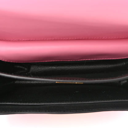 Prada City Calf Saffiano Cahier Bag Fuxia Black 5 of 9