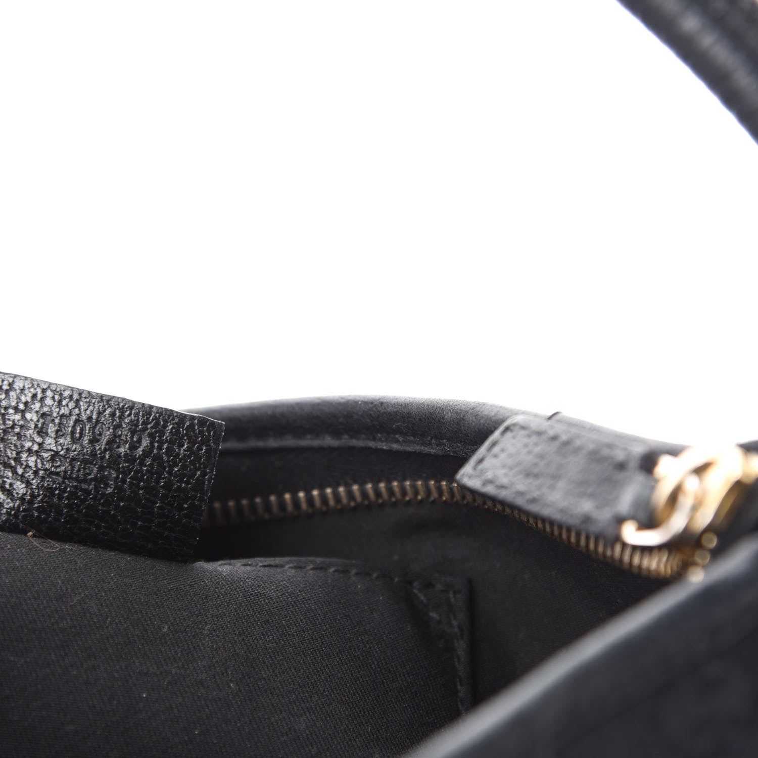 Gucci Monogram D Ring Abbey Pochette Black 9 of 10