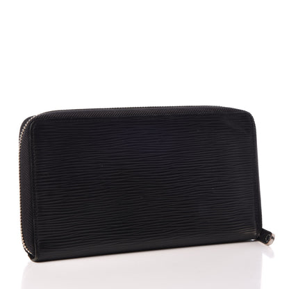 Louis Vuitton Epi Zippy Organizer Wallet Black 3 of 10