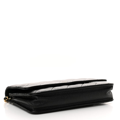 Chanel Caviar Quilted Wallet on Chain WOC Black 4 of 14