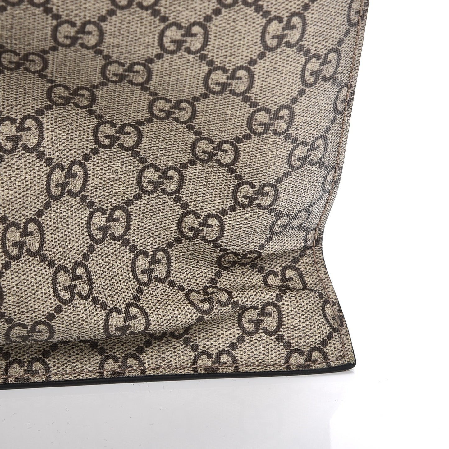 GG Supreme Monogram Angry Cat Vertical Tote