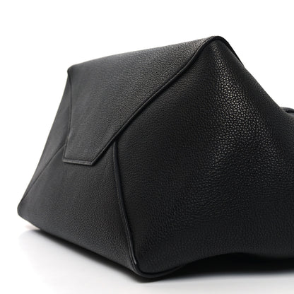 Celine Soft Grained Calfskin Small Belt Cabas Phantom Black 9 of 9
