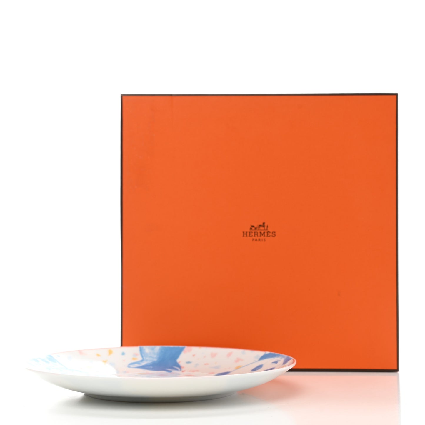 Porcelain Passe-Passe Dessert Plate