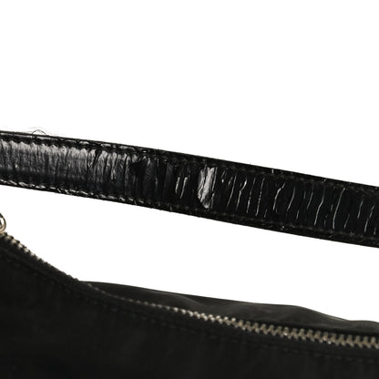 Prada Tessuto Nylon Vitello Hobo Black 12 of 15