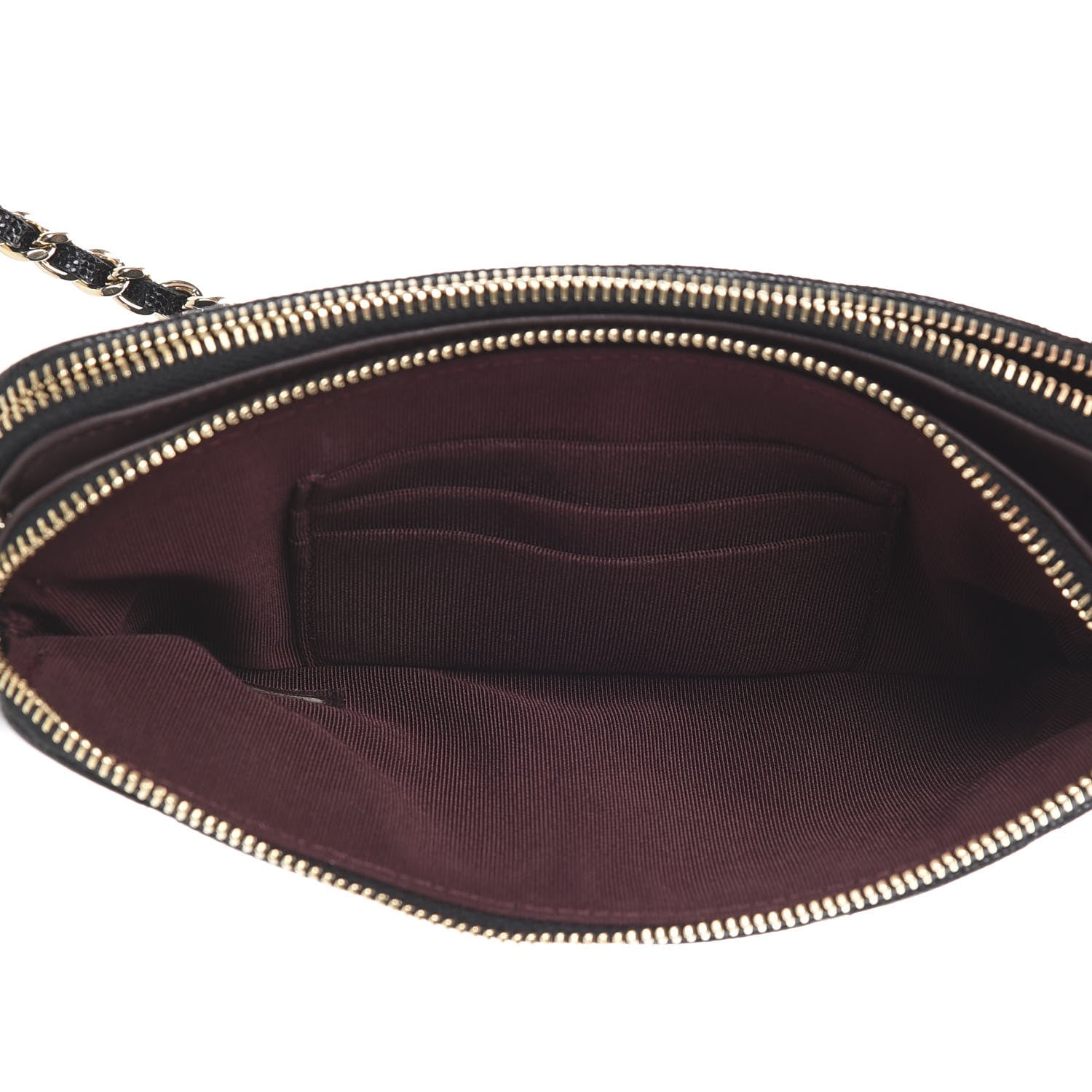 Chanel Caviar Quilted Small Clutch With Chain Black 4 of 13
