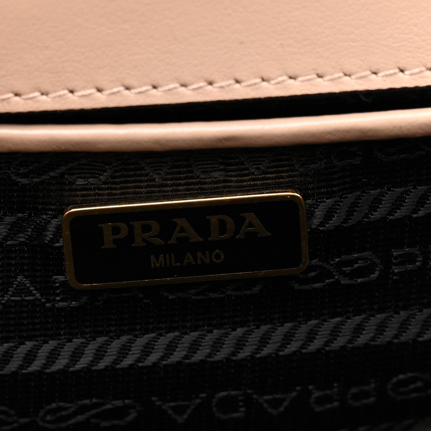 Prada Saffiano Chain Crossbody Bag Cipria 6 of 12