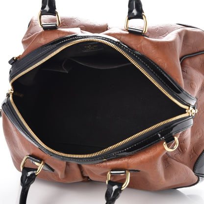 Louis Vuitton Cuir Embossed Monogram Stephen Bag Fauve 5 of 10