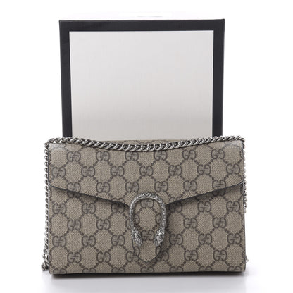 Gucci GG Supreme Monogram Mini Dionysus Chain Wallet Beige Taupe 11 of 11