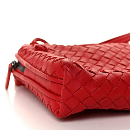 Bottega Veneta Nappa Intrecciato Nodini Crossbody Messenger Red 6 of 7