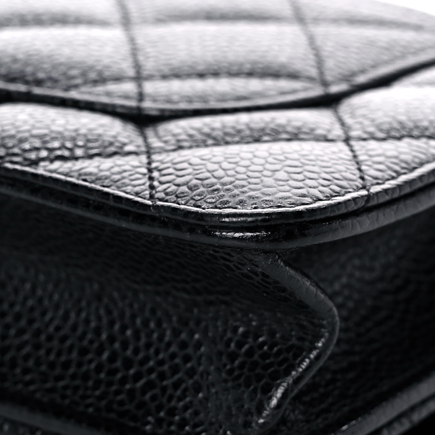 Chanel Caviar Quilted Wallet On Chain WOC Black 13 of 14