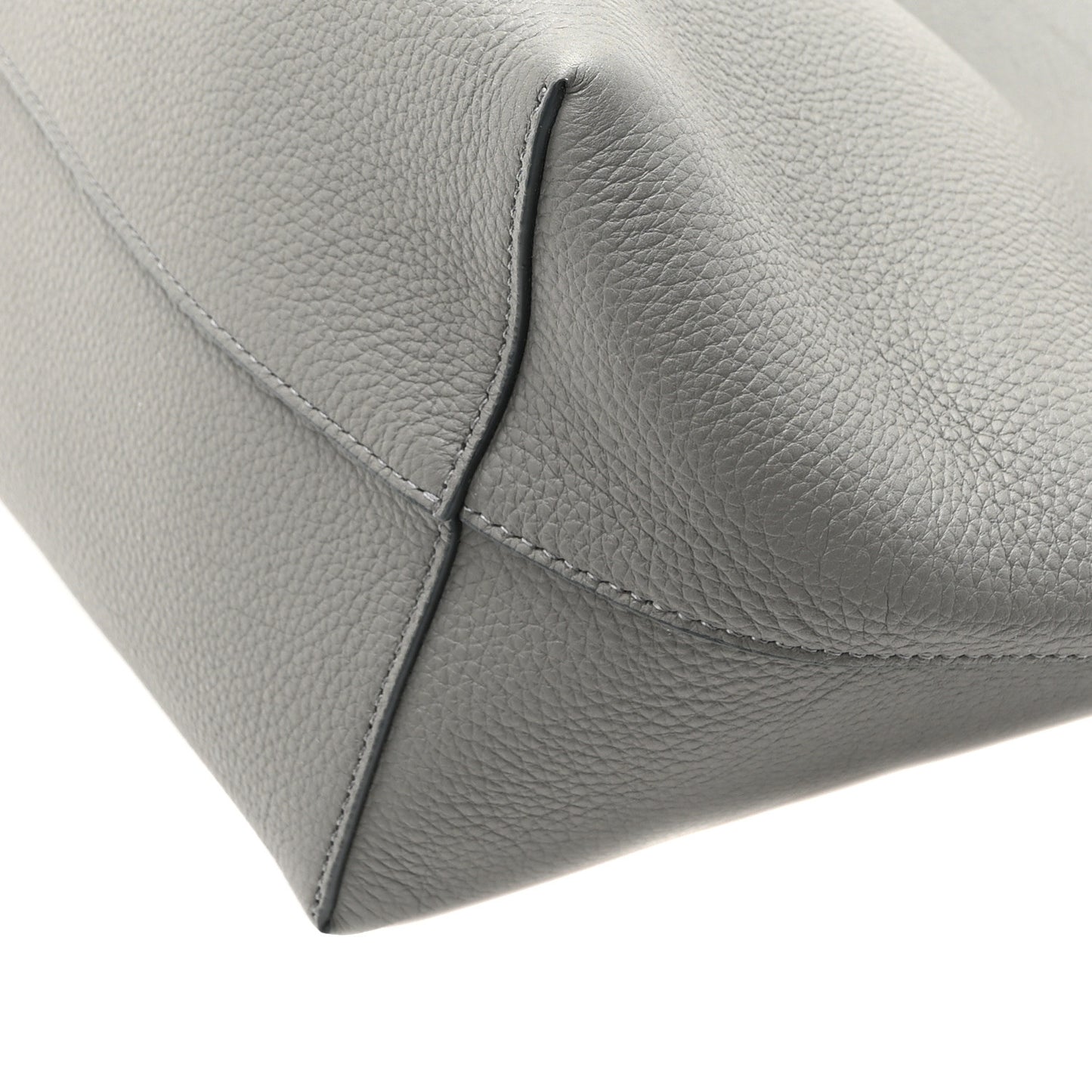 Grained Calfskin Medium N/S Park Tote Timouse Grey