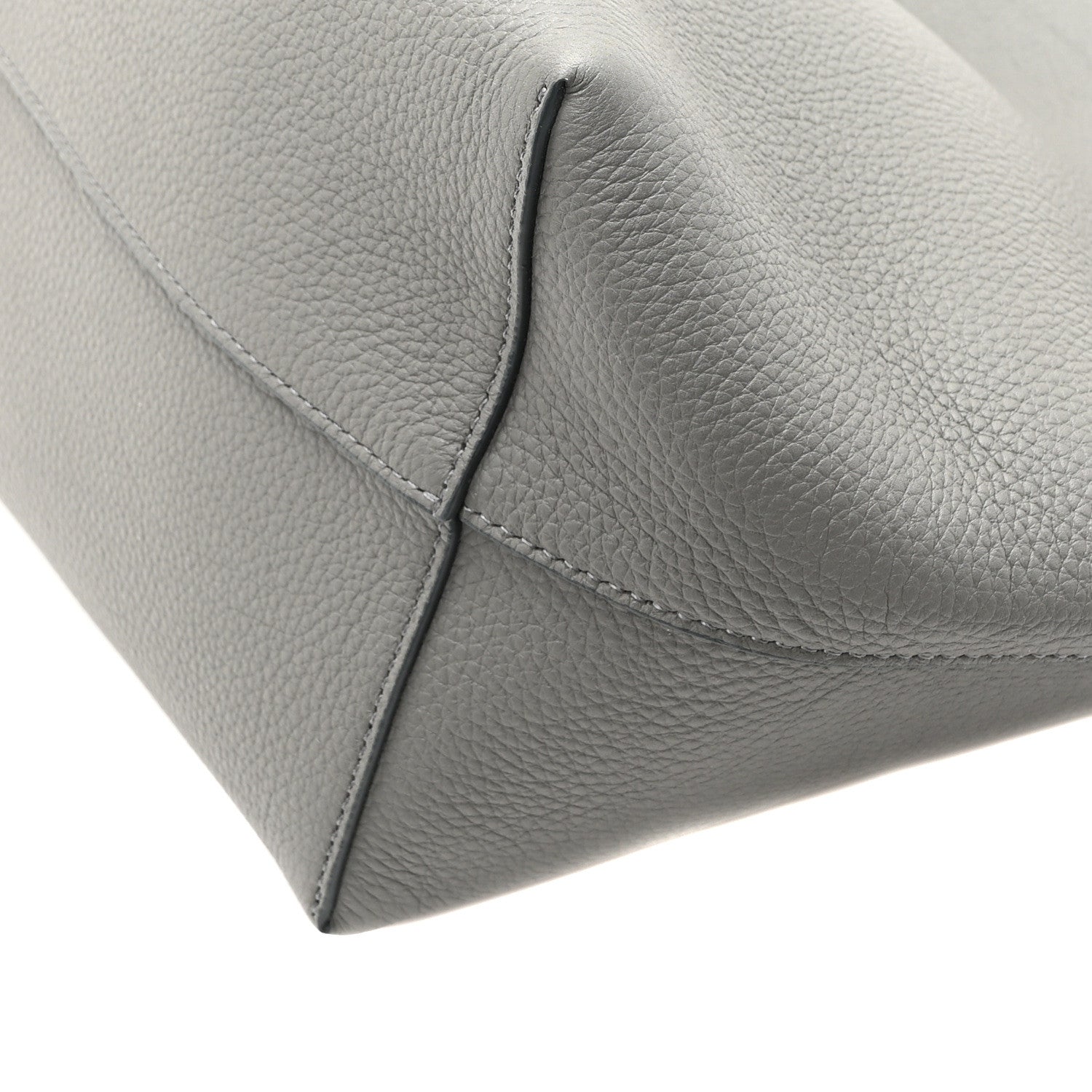 The Row Grained Calfskin Medium N/S Park Tote Timouse Grey 10 of 10