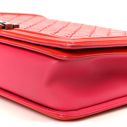 Chanel Patent Quilted Large Boy Flap Pink 10 of 10