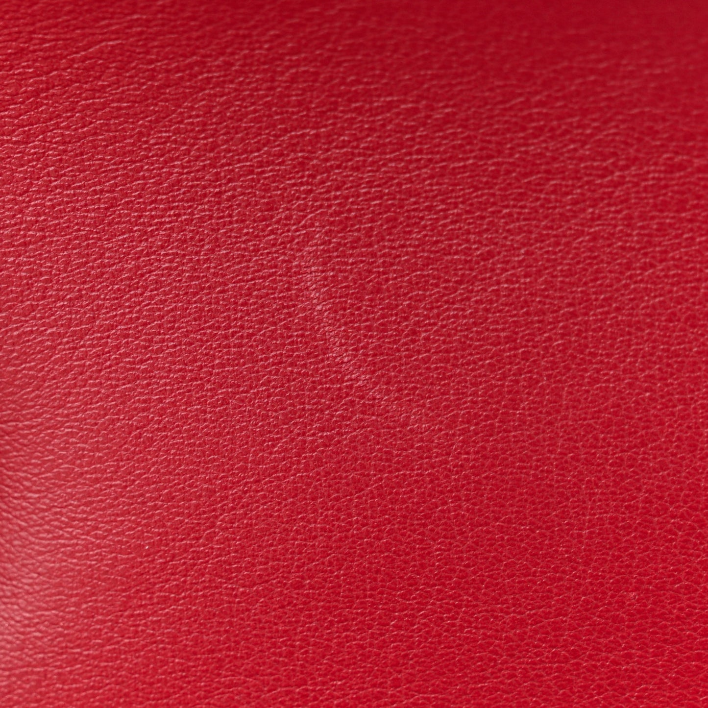 Calfskin Chevron Quilted Mini Statement Flap Red