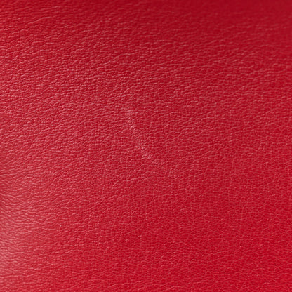 Chanel Calfskin Chevron Quilted Mini Statement Flap Red 12 of 13