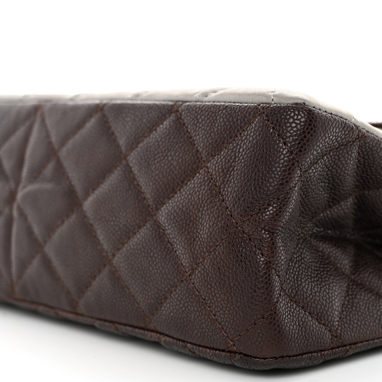 Chanel Caviar Iridescent Calfskin Quilted 2.55 Reissue 226 Flap Brown Grey 10 of 18