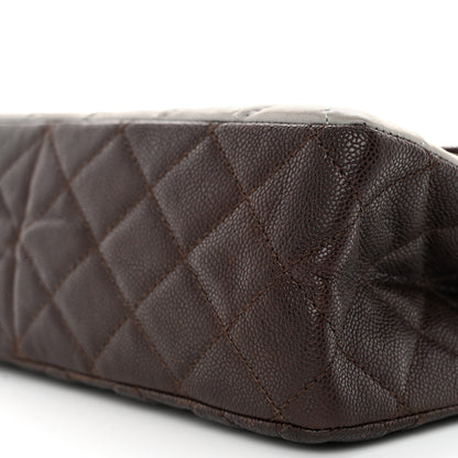 Chanel Caviar Iridescent Calfskin Quilted 2.55 Reissue 226 Flap Brown Grey 10 of 18