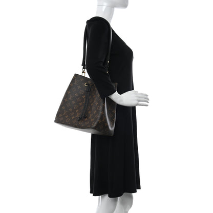 Louis Vuitton Monogram Neonoe MM Black 2 of 9