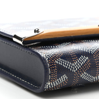 Goyard Goyardine Monte Carlo Mini Case Navy 9 of 11