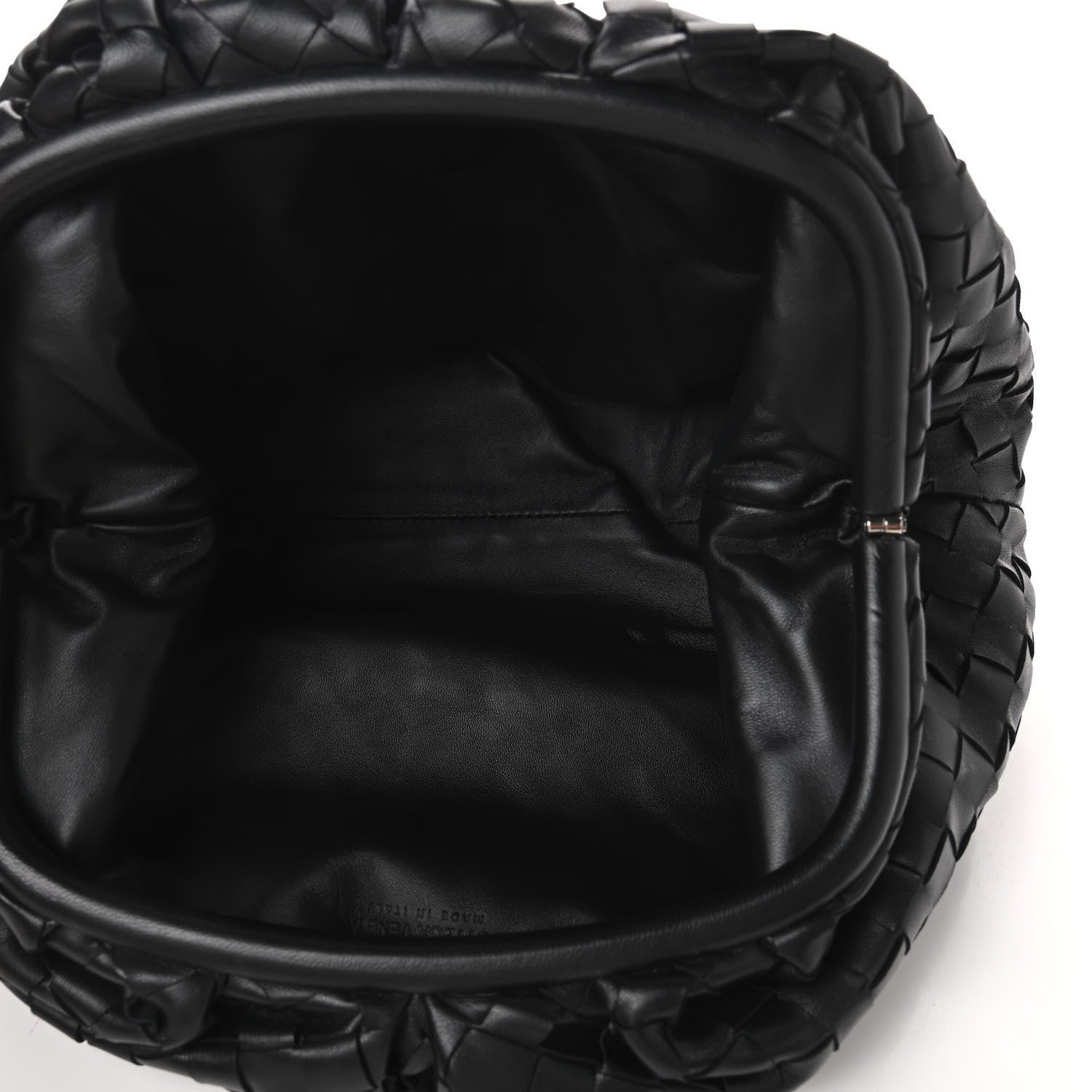 Bottega Veneta Nappa Maxi Intreccio The Pouch Oversized Clutch Black 5 of 9