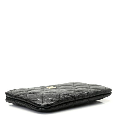 Chanel Caviar Quilted Small Cosmetic Case Black 4 of 10