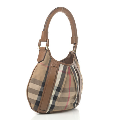 Burberry House Check Hobo Brown 2 of 5