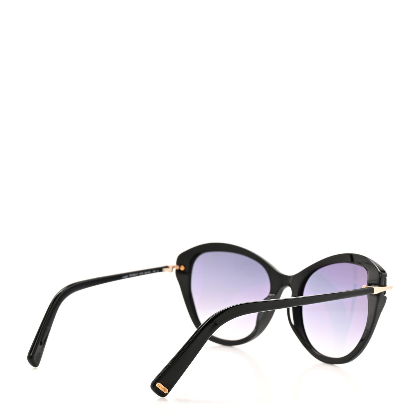 Leigh Round TF850-F Sunglasses Black