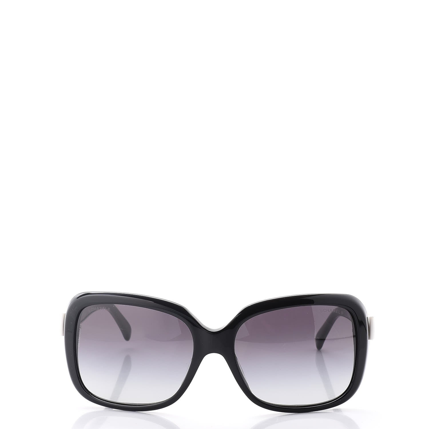 Chanel CC Bow Sunglasses 5171 Black White 2 of 8