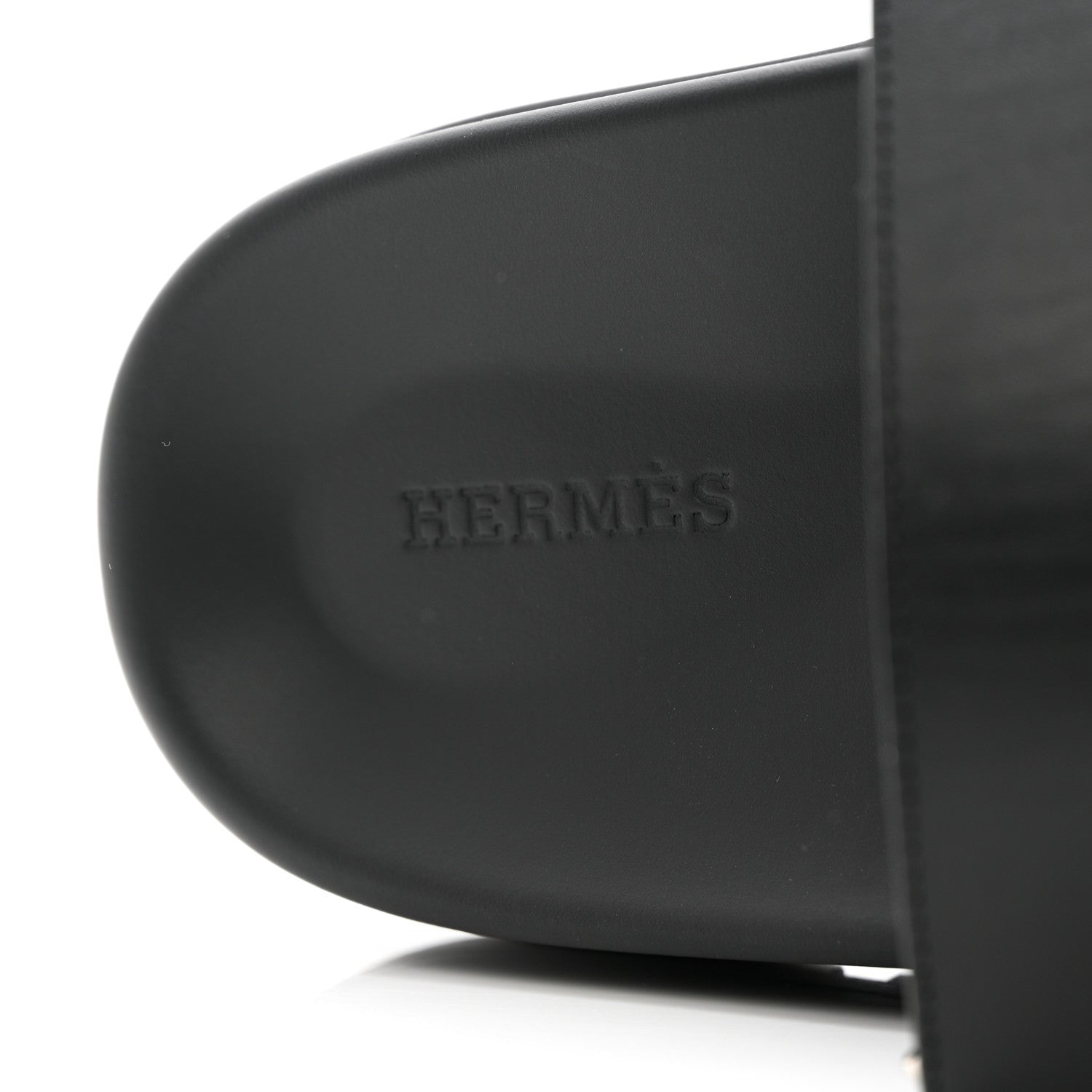 Hermes Calfskin Mens Chypre Sandals 43 Black 6 of 12