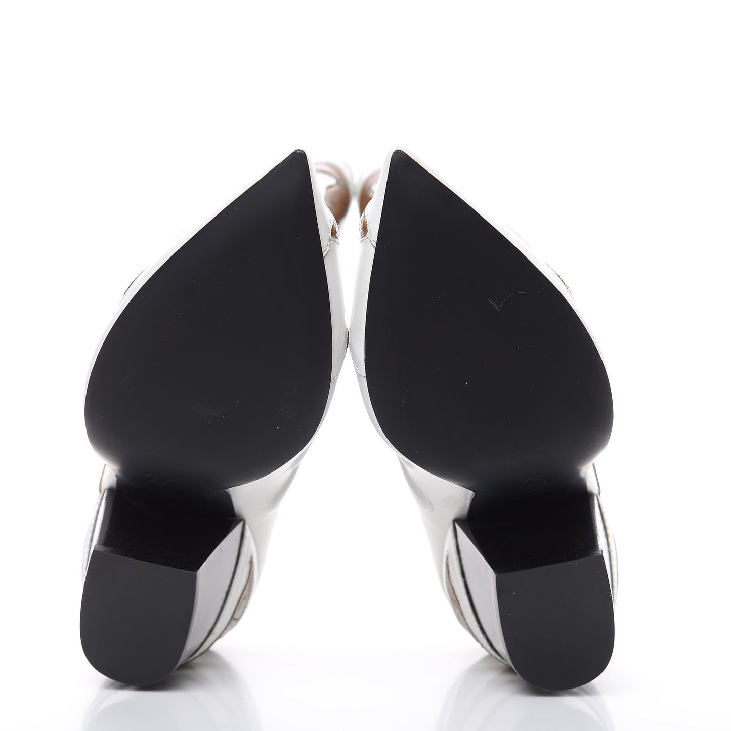 Calfskin Reverse Monogram Fireball Ankle Boots 39 White