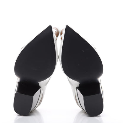 Louis Vuitton Calfskin Reverse Monogram Fireball Ankle Boots 39 White 5 of 10