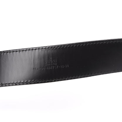 Gucci Guccissima Interlocking G Belt 95 38 Black 5 of 6