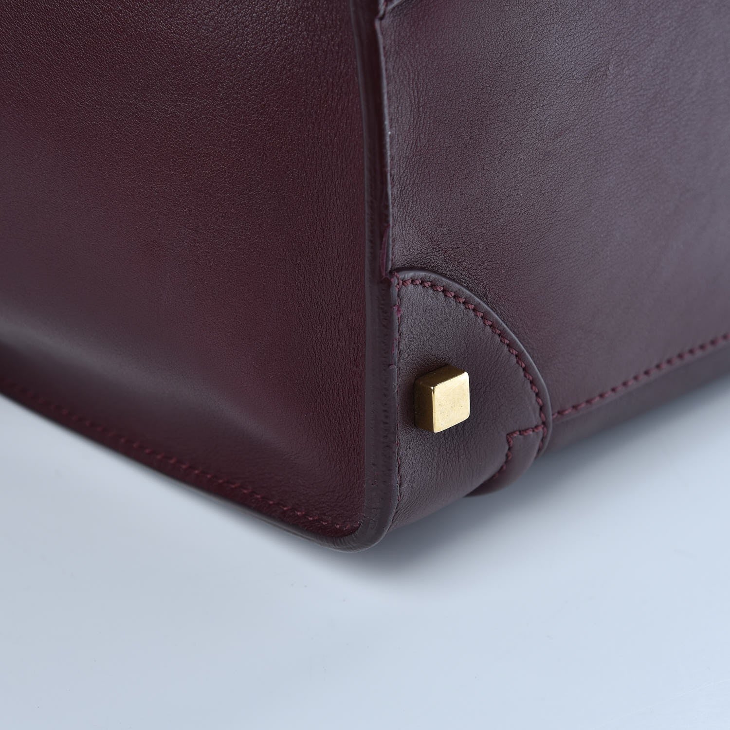 Celine Smooth Calfskin Mini Luggage Burgundy 9 of 11