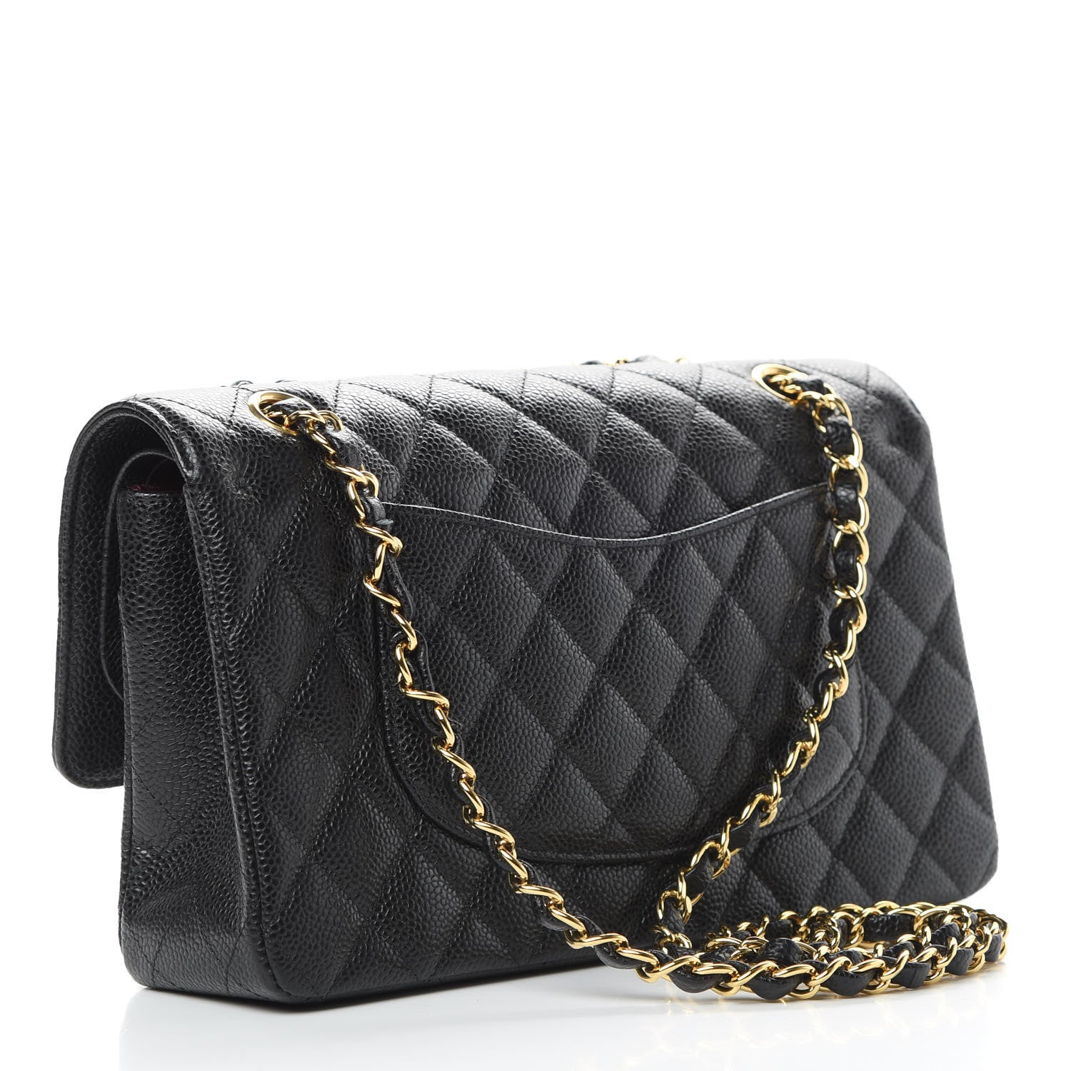 Chanel Caviar Quilted Medium Double Flap Black 4 of 12