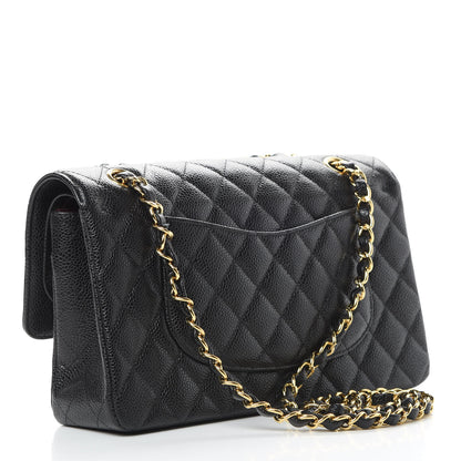 Chanel Caviar Quilted Medium Double Flap Black 4 of 12