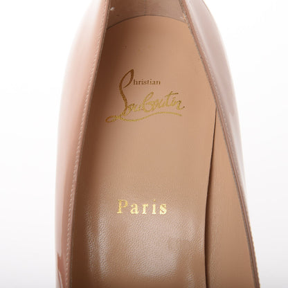 Christian Louboutin Patent Simple 100 Pumps 42 Nude 7 of 10