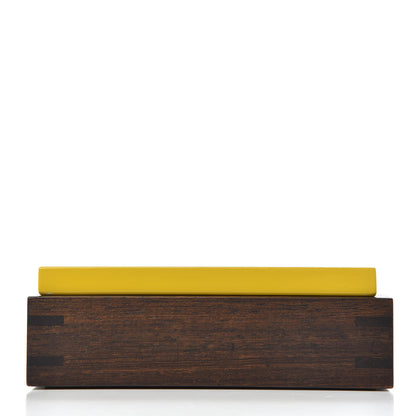Hermes Cassia Wood Lacquered Small Theoreme H Losange Box 4 of 8