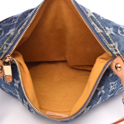 Louis Vuitton Monogram Denim Baggy PM Blue 5 of 12