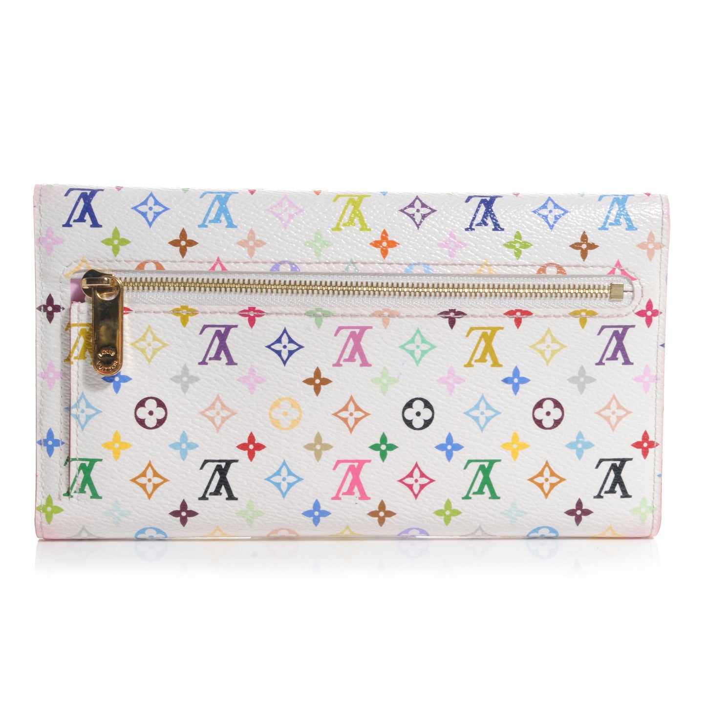 Monogram Multicolor Eugenie Wallet White